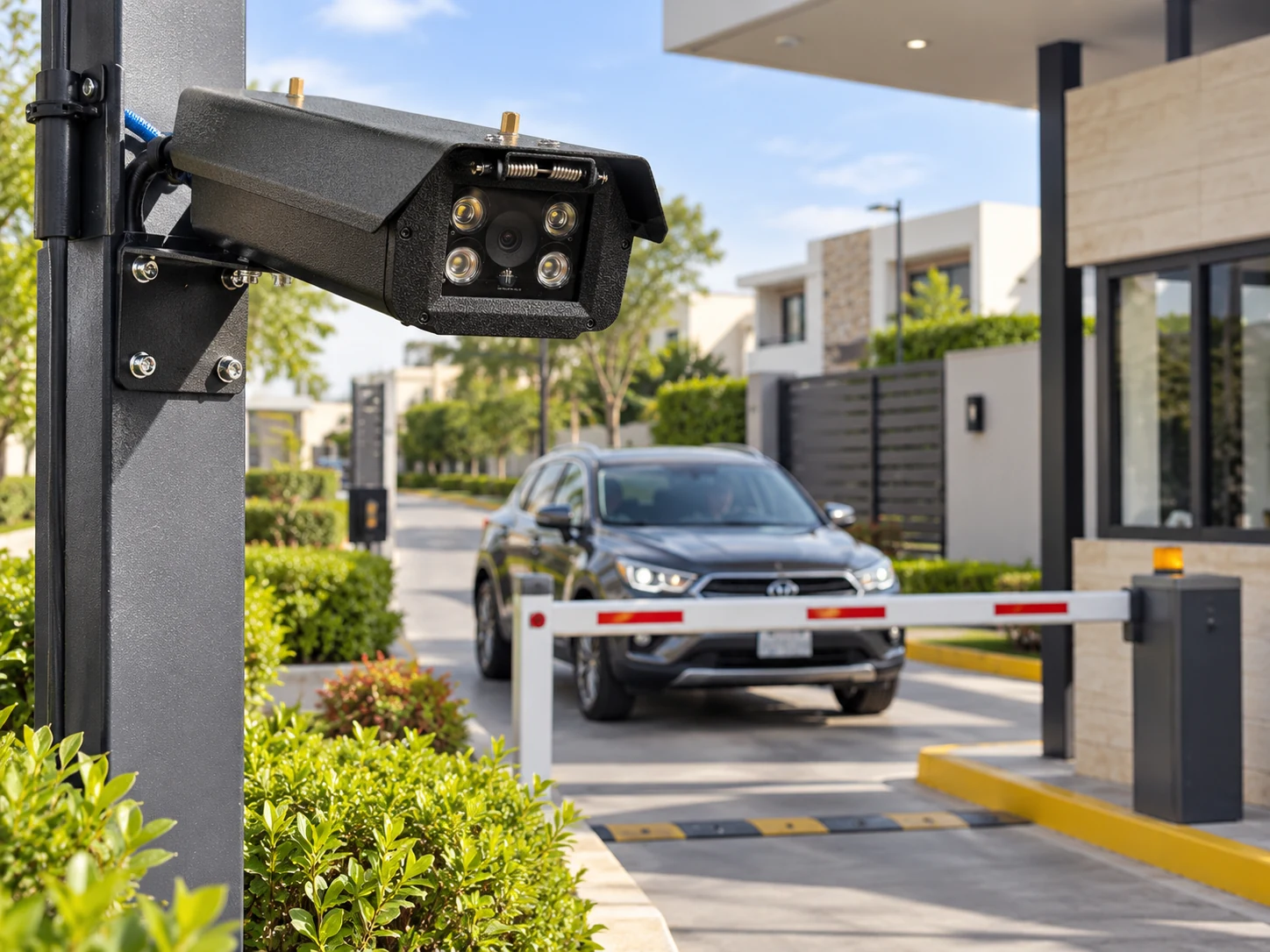 Sistema de control de acceso vehicular para urbanizaciones
